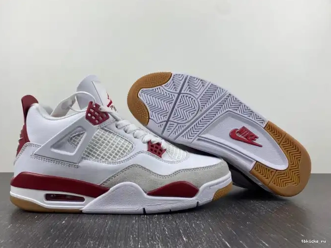 Rep TB DR5415-160 4 SB Retro Red Jordan Pine 0610